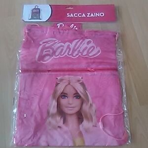💲1⃣▶ BARBIE Pink Drawstring Bag